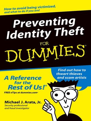 cover image of Preventing Identity Theft For Dummies